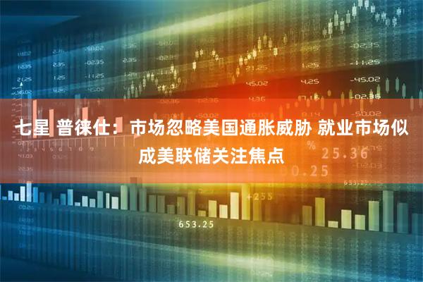 七星 普徕仕：市场忽略美国通胀威胁 就业市场似成美联储关注焦点