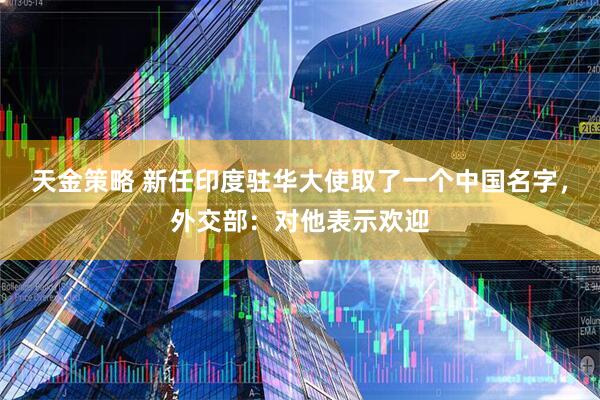 天金策略 新任印度驻华大使取了一个中国名字，外交部：对他表示欢迎